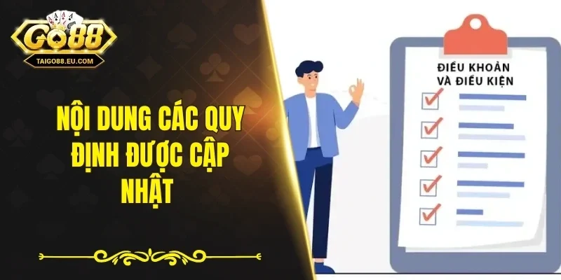 Nội dung các quy định được cập nhật